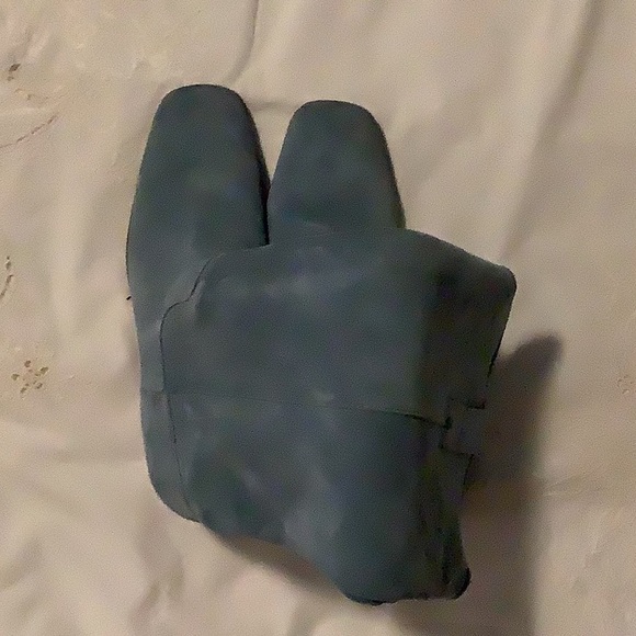 NEW•SAM EDELMAN• Blue Suede Leather Britten Western Knee-High Boot Size 7.5 - Picture 7 of 7